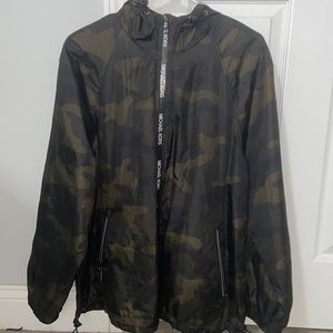 MICHAEL KORS windbreaker jacket! Camo XL